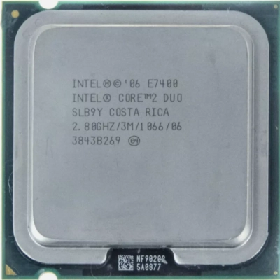INTELCORE2DUOE7400 Embedded Intel® Core™2 Duo Processor E7400 (3M Cache, 2.80 GHz, 1066 MHz FSB) 65 W