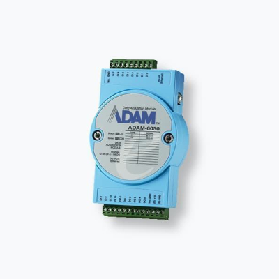 ADAM-6050-D1 Module ADAM 12 entrées et 6 sorties digitales et compatible Modbus/TCP ADAM 6050 D1