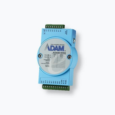 ADAM-6050-D Module ADAM 12 entrées et 6 sorties digitales et compatible Modbus/TCP version D