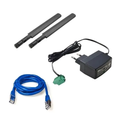 ACC-KIT-ICR2-001 Kit 2 x antennes, alimentation et câble ethernet pour routeur industriel 4G ICR-2000