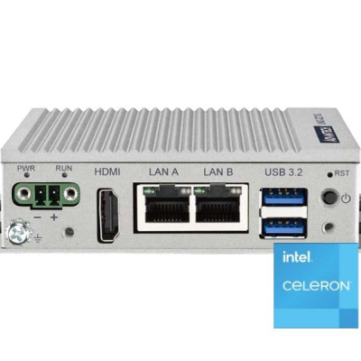 UNO-2271G-N221AE Mini PC Fanless avec Intel® Celeron® N6210 , 4GB RAM/32GB stockage 2 x LAN, 2 x USB, 1 x HDMI (Sans OS)