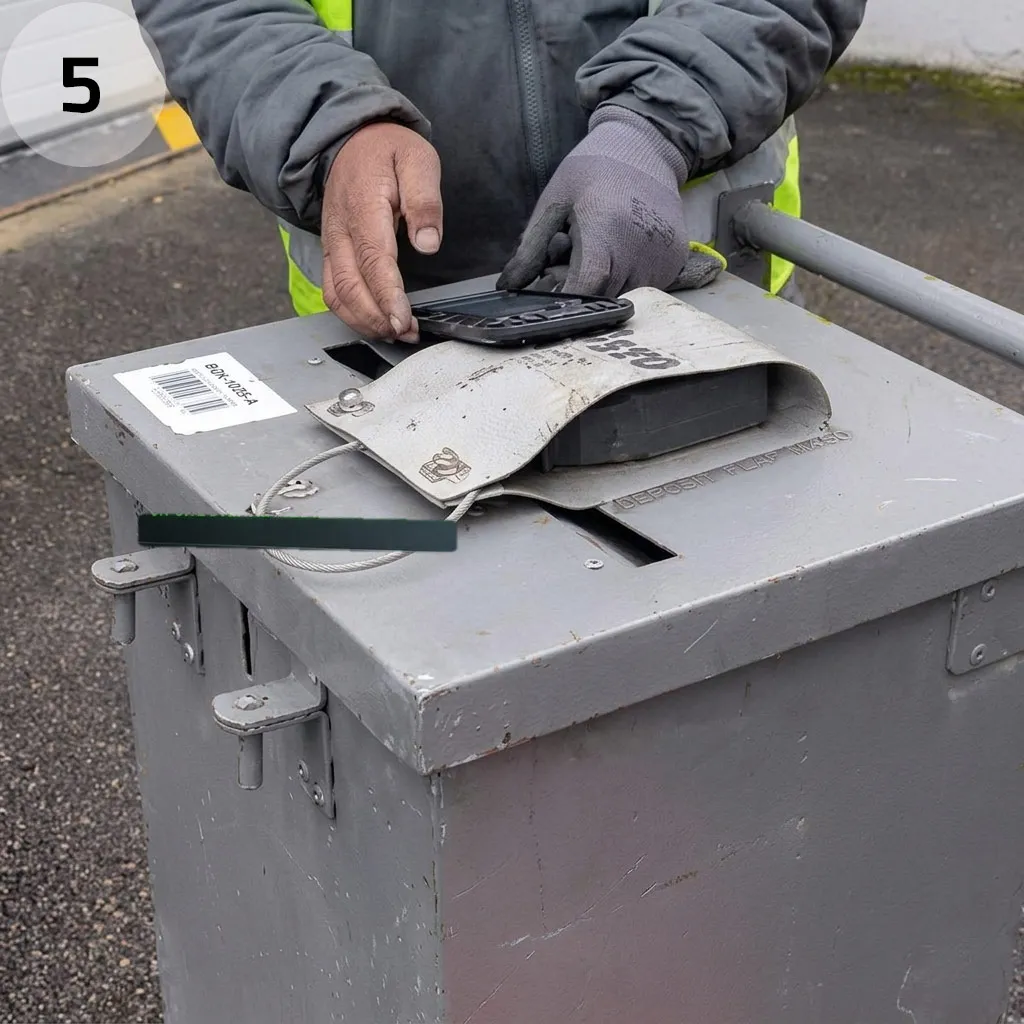 Dépôt en conteneur scellé