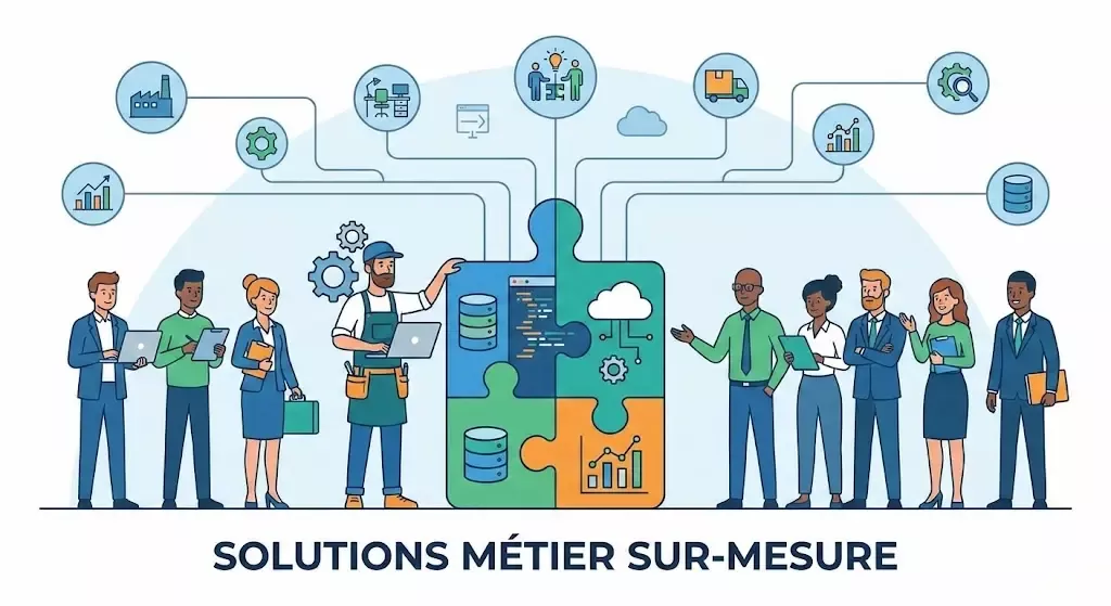 Développement de solutions métiers Web et mobile