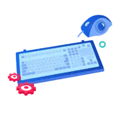 Clavier et souris durcies